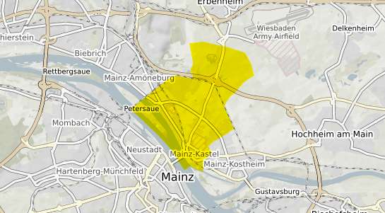 Immobilienpreisekarte Mainz Kastel